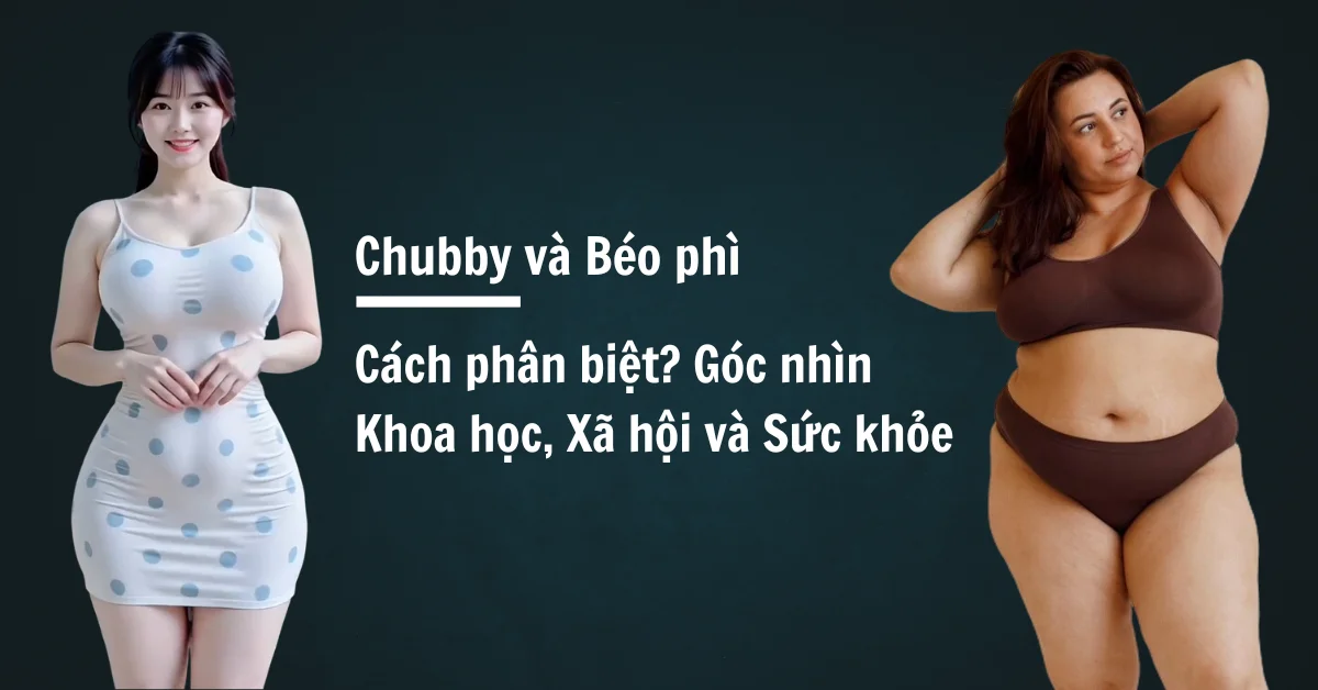 Chubby và Béo phì: Cách phân biệt? Góc nhìn Khoa học, Xã hội và Sức khỏe