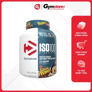 Ảnh Whey Protein Hydrolysate & Isolate Dymatize ISO 100 - 5 Lbs