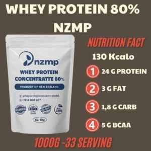 Ảnh Whey Protein NZMP 80% - 1Kg