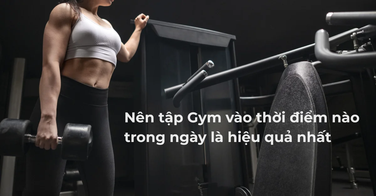 Nên tập Gym vào buổi nào trong ngày là hiệu quả nhất