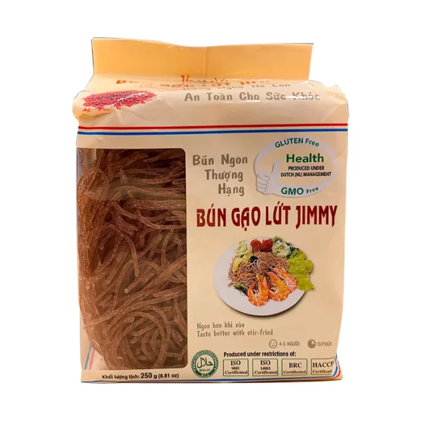 Ảnh calo trong 100g bún gạo lứt jimmy