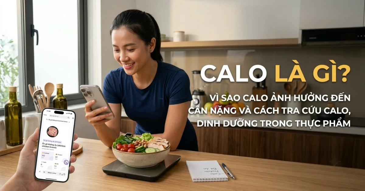 Calo là gì? Vì sao calo ảnh hưởng đến cân nặng và cách tra cứu calo, dinh dưỡng trong thực phẩm